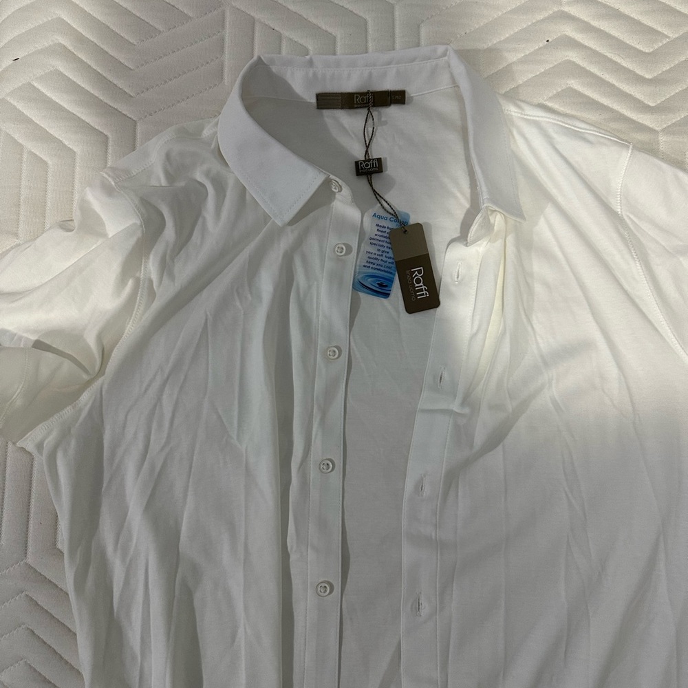 Men’s Raffi Polo shirt- White L